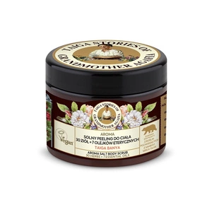 Tajga Stories naturalny wygładzający solny peeling
do ciała na bazie 30 ziół i 7 olejków eterycznych 300ml