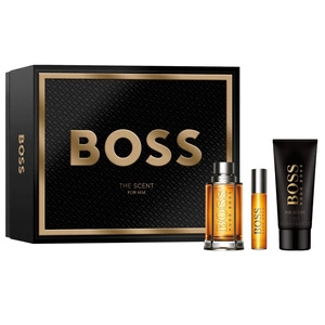 The Scent for Man woda toaletowa spray 100ml + woda toaletowa spray 10ml + żel pod prysznic  100ml