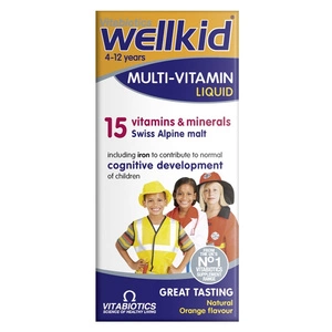 Wellkid Multi-Vitamin suplement diety wspierający zdrowie dzieci 150ml