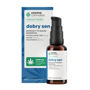 Natural Herbs ekstrakty w olejku konopnym Dobry Sen 30ml