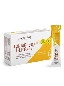 Laktoferyna bLF Forte 100mg suplement diety 15 saszetek