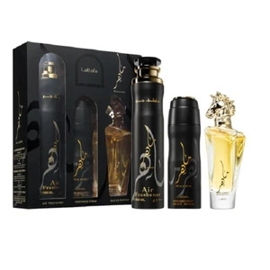 Zestaw Maahir EDP spray 100ml + PERFUMED SPRAY 200ml + AIR FRESHENER 300ml