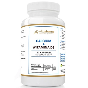 Calcium + Witamina D3 suplement diety 120 kapsułek