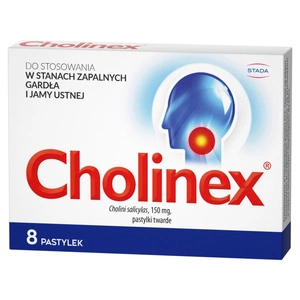 Pastyki do ssania do stosowania w stanach zapalnych gardła i jamy ustnej suplement diety 8 szt.