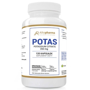 Potas cytrynian potasu suplement diety 120 kapsułek