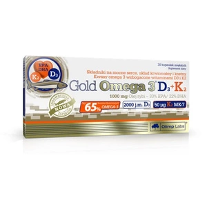 Gold Omega 3 D3 + K2 suplement diety 30 kapsułek