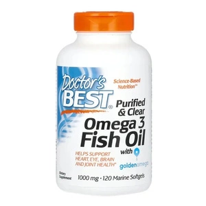 Purified & Clear Omega 3 Fish Oil With Goldenomega 1000 mg suplement diety 120 kapsułek