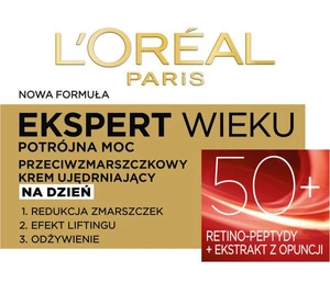 Ekspert Wieku 50+ przeciwzmarszczkowy krem ujędrniający na dzień 50ml