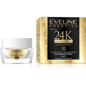 Prestige 24k Snail&Caviar luksusowy głęboko regenerujący kram przeciwzmarszczkowy na noc 50ml