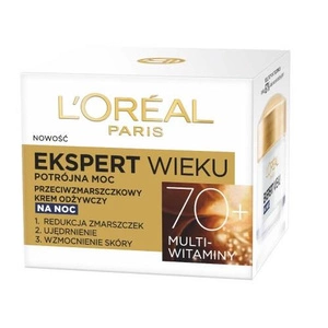 Ekspert Wieku 70+ przeciwzmarszczkowy krem odżywczy na noc 50ml