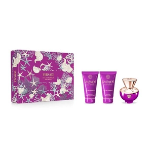 Zestaw Dylan Purple Pour Femme woda perfumowana spray 50ml + żel pod prysznic 50ml + balsam do ciała  50ml
