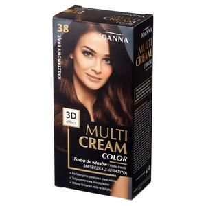 Joanna Multi Cream Color farba do włosów 38 Kasztanowy Brąz