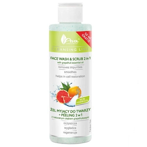 Face Wash & Scrub 2in1 żel myjący do twarzy + peeling z naturalnym olejkiem z Grejpfruta 200ml