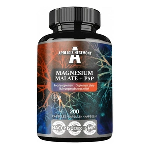 Magnesium Malate + P5P suplement diety 200 kapsułek