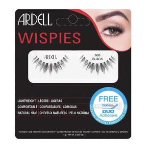 Wispies sztuczne rzęsy 603 Black + Duo Adhesive klej do rzęs 1g