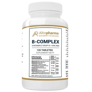 Witamina B Complex 8 witamin suplement diety 120 tabletek