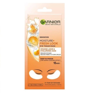 Moisture+ Fresh Look Eye Tissue Mask energetyzujące płatki pod oczy z sokiem pomarańczowym i kwasem hialuronowym 6g