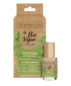 Bio Vegan Nail Care odżywka do paznokci wzmacniająco-utwardzająca Konopie Siewne 10ml