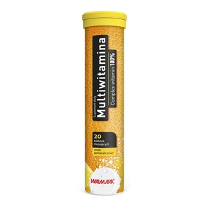 Multiwitamina suplement diety o smaku Pomarańczowym 20 tabletek musujących