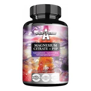 Magnesium Citrate + P5P suplement diety 200 kapsułek