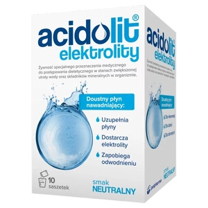 Elektrolity preparat nawadniający dla niemowląt suplement diety 10 saszetek
