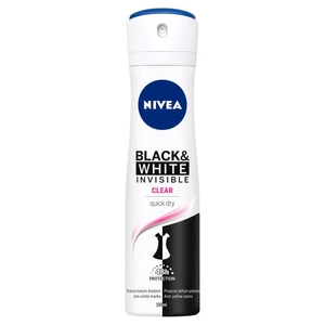 Black&White Invisible Clear antyperspirant spray 150ml