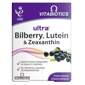 Ultra Bilberry Lutein + Zeaxanthin suplement diety 30 tabletek