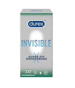 Durex Invisible Close Fit prezerwatywy dopasowane 10 szt