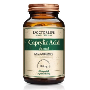 DOCTOR LIFE Caprylic Acid Special kwas kaprylowy 800mg suplement diety 60 kapsułek