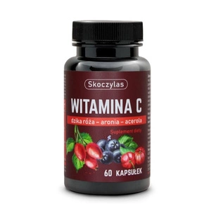 Witamina C Dzika Róża, Aronia, Acerola suplement diety 60 kapsułek
