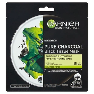 Pure Charcoal Black Tissue Mask oczyszczająca maska na tkaninie z węglem 28g