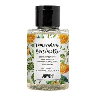 Delikatny szampon do normalnej i przetłuszczającej się skóry głowy Pomarańcza&Bergamotka 50ml