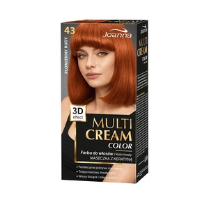 Multi Cream Color farba do włosów 43 Płomienny Rudy