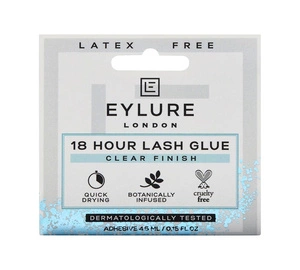 Eylure 18 Hour Lash Glue bezbarwny klej do rzęs bez lateksu Clear Finish 4.5ml