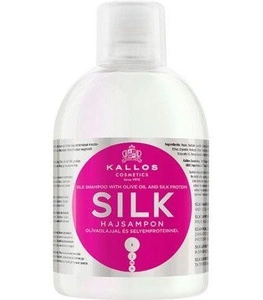 KJMN Silk Shampoo szampon do włosów z oliwą z oliwek i proteinami jedwabiu 1000ml