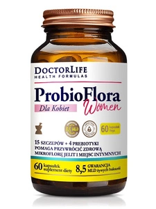 ProbioFlora Women probiotyki dla kobiet 14 szczepów & 4 prebiotyki suplement diety 60 kapsułek