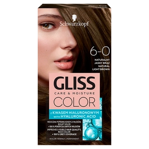 Color Care & Moisture farba do włosów 6-0 Naturalny Jasny Brąz