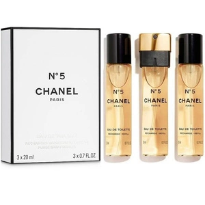 N°5 woda toaletowa spray 20ml + 2x 20ml refill