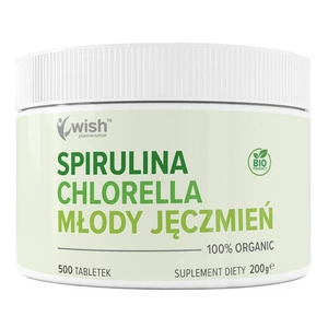Spirulina + Chlorella + Młody Jęczmień suplement diety 500 tabletek