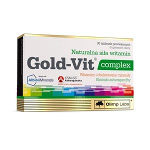 Gold-Vit Complex suplement diety z kompozycją witamin i minerałów 30 tabletek
