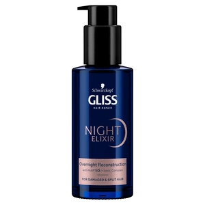 Night Elixir Reconstruction regenerująca kuracja na noc bez spłukiwania do włosów zniszczonych i rozdwojonych końcówek 100ml