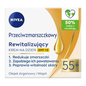 Przeciwzmarszczkowy + Rewitalizujący krem na dzień SPF15 55+ 50ml