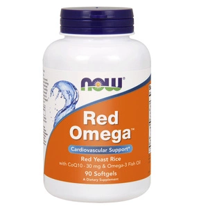 Red Omega naturalne kwasy Omega-3 z dodatkiem Czerwonego Ryżu suplement diety 90 kapsułek
