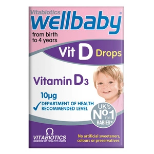 Wellbaby Vit D Drops suplement diety dla dzieci 30ml