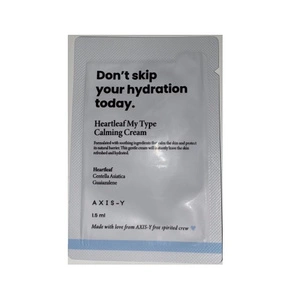 Heartleaf My Type Calming Cream kojący krem do twarzy saszetka 1,5ml