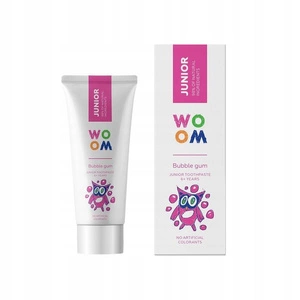 Junior naturalna pasta do zębów dla dzieci 6+ lat Guma Balonowa 50ml